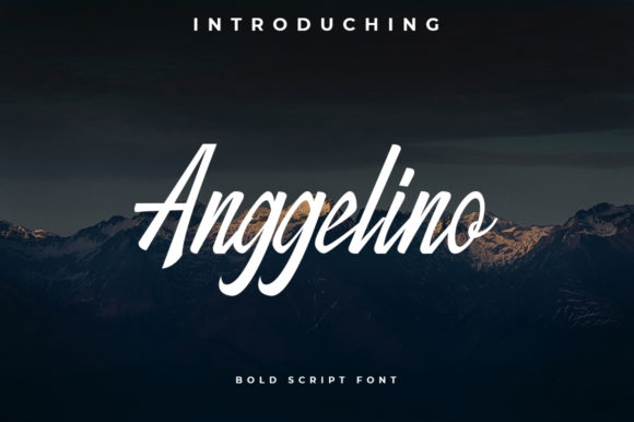 Anggelino: A Stylish Handwritten Font