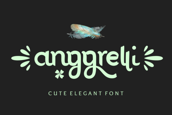 Anggrelli: A Flowing Script for Creative Designers
