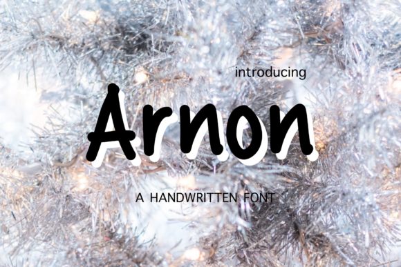 Arnon: A Handwritten Font for Creative Campaigns