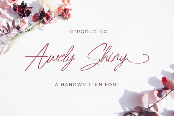 Awely Shiny: A Magical Script Font