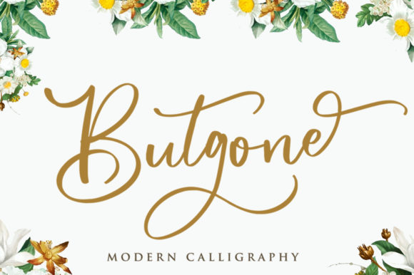 Butgone: A Flowing Handwritten Font for Creative Projects