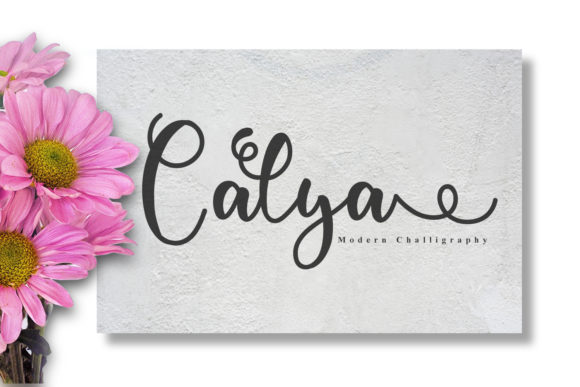 Calya: A Delicate Handwritten Font