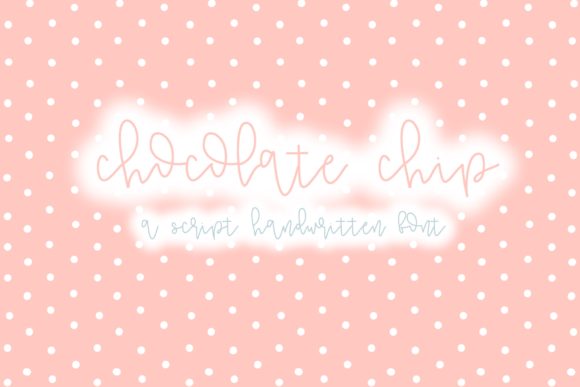 Chocolate Chip Font: Handwritten Typeface for Marketing Graphics