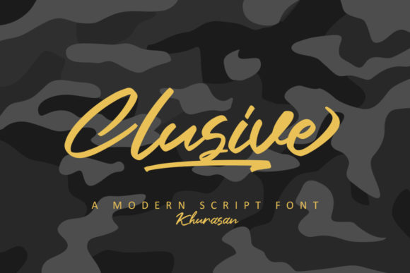 Clusive: A Handwritten Font for Elegant Design