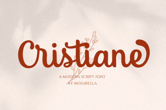 Cristiane: A Script Font for Web Design