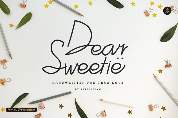 Dear Sweetie Font Review