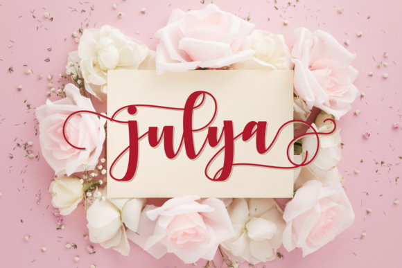 Julya: A Delicate Handwritten Font
