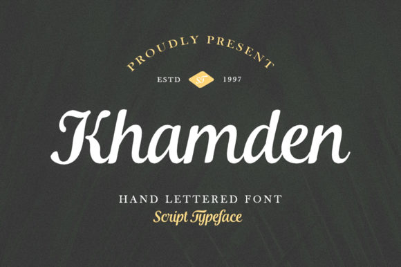Khamden: A Stylish Script Font for Digital Marketing