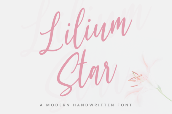 Lilium Star: A Delicate Script Font