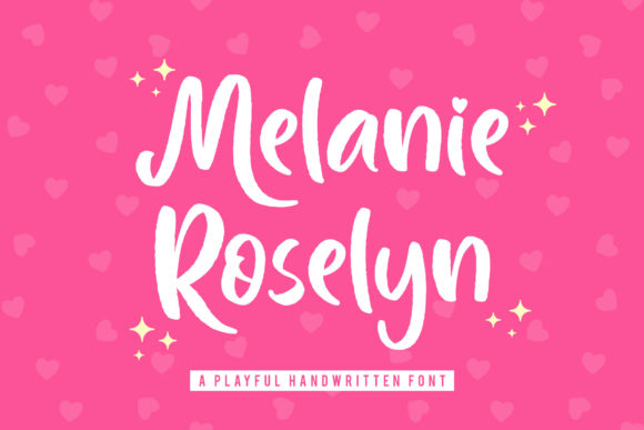 Melanie Roselyn Font: Elegant Script for Creative Makers