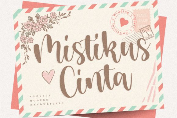 Mistikus Cinta: A Font of Elegance