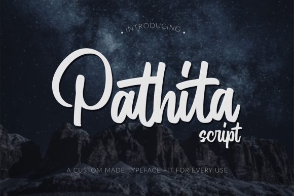 Pathita: A Handwritten Font for Web Design