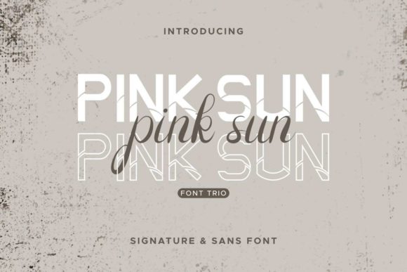 Pink Sun Font: A Creative Typeface