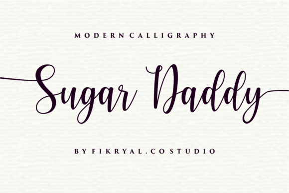 Sugar Daddy Font: Handwritten Charm for Small Business Branding
